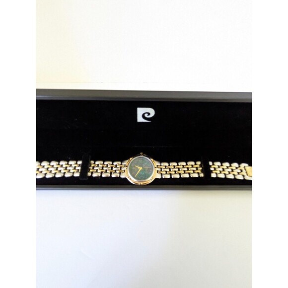 Vintage 1997 Pierre Cardin Two-Tone Australian Opal Dial Watch New Battery - Picture 4 of 12